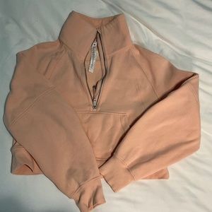 Scuba Oversized Funnel-Neck Half Zip